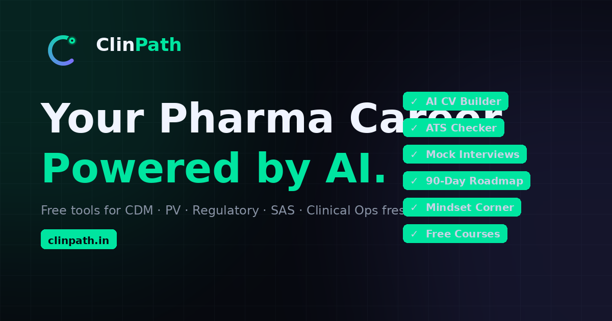 ClinPath — Your AI-powered launchpad for a pharma career